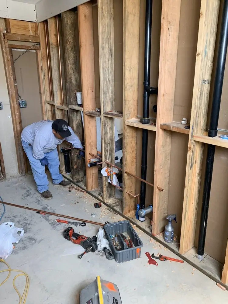 Commercial rough-in plumbing for Water Heater Replacement in Lake Ridge